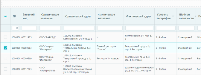 4. Табличный список